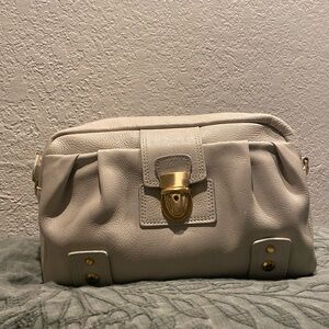 Samantha Thavasa Gray White Crossbody Bag